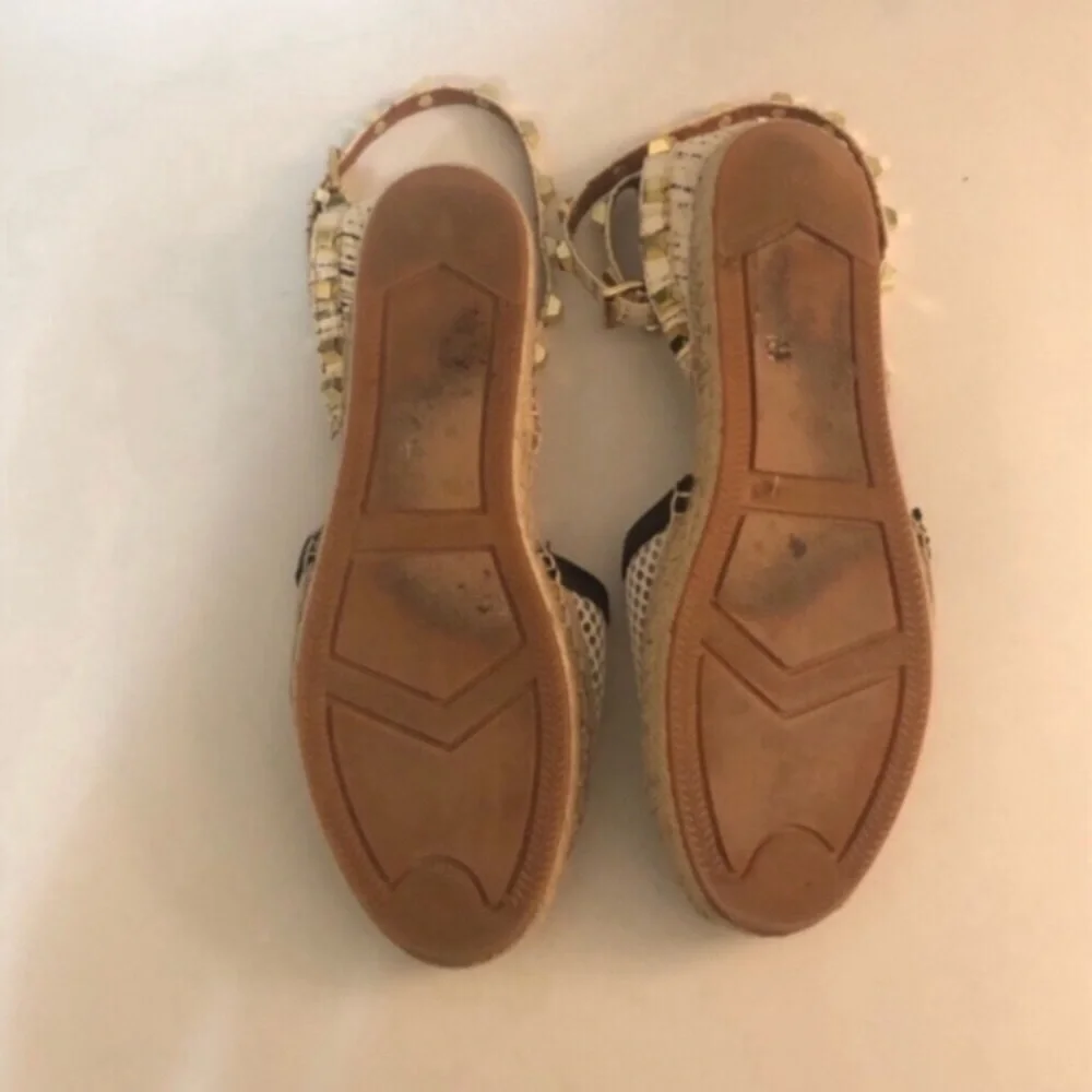 Rebecca Minkoff Studded Espadrilles With Mesh